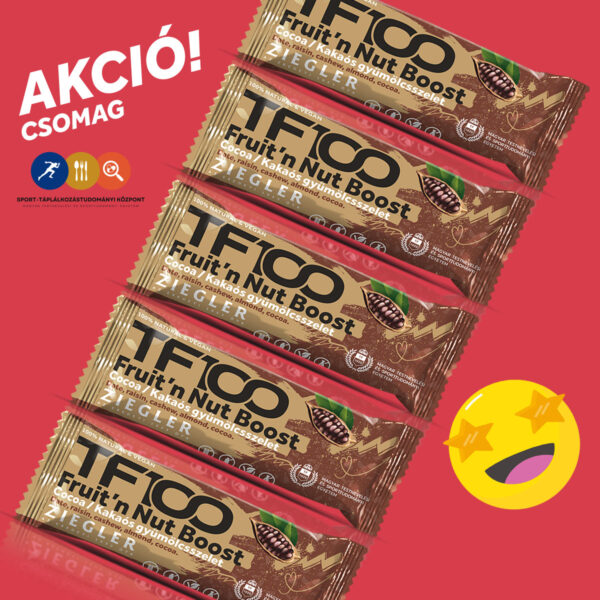 5xTF100 Kakaós gyümölcs szelet